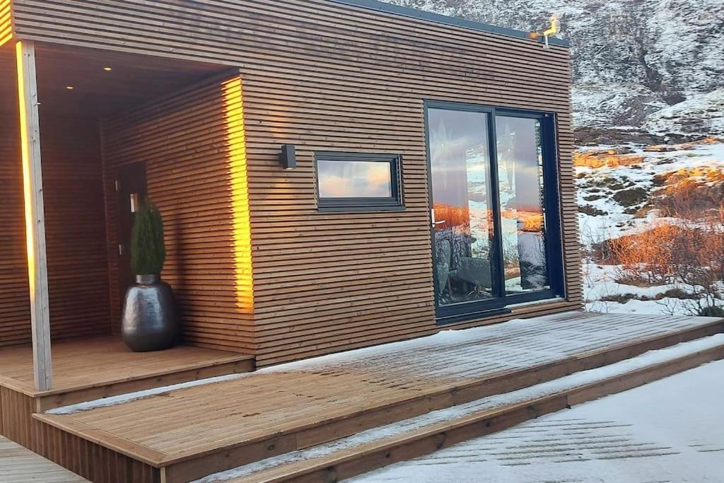 Cabin Aurora Borealis Sommaroy Exterior photo